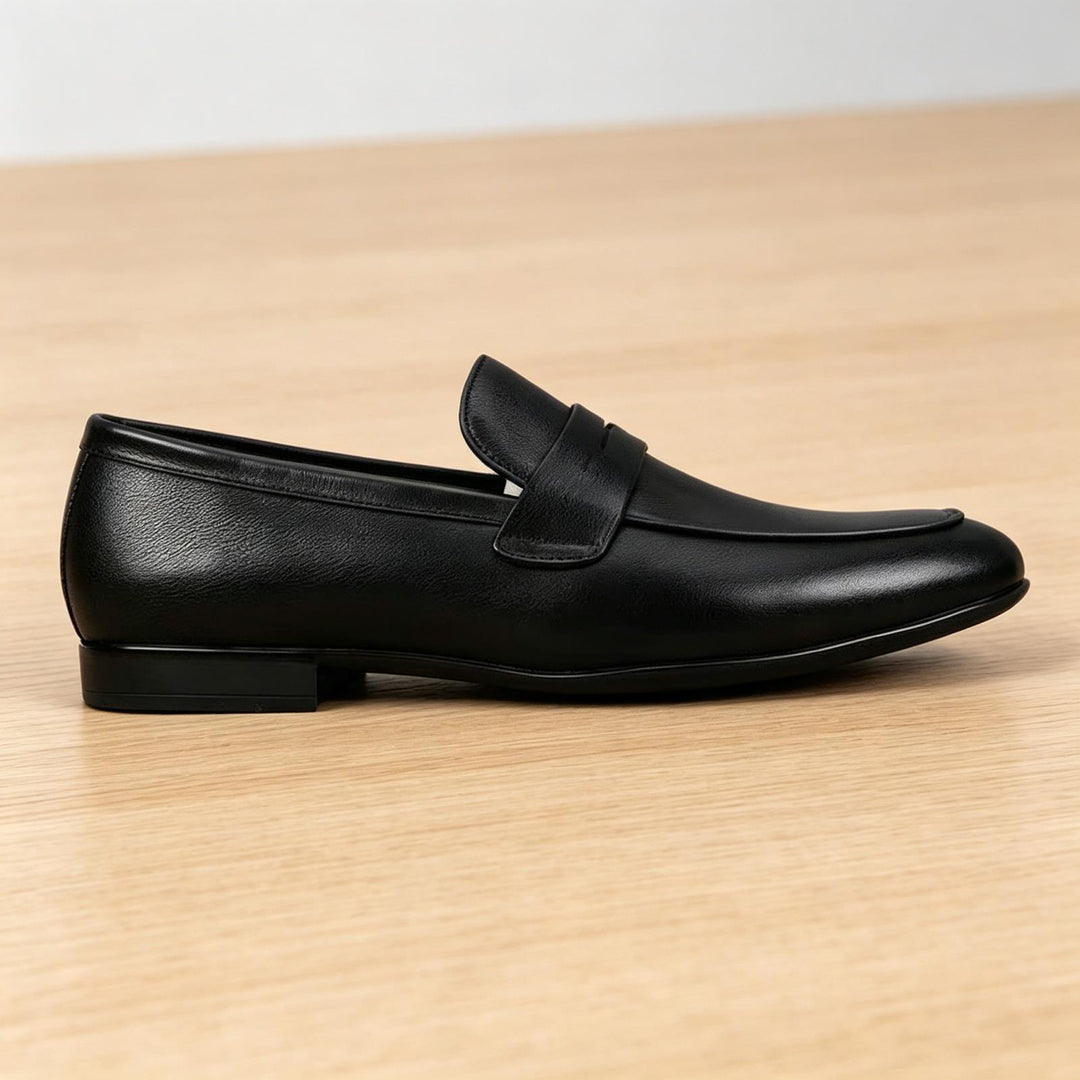 Herren Elegante Lederschlüpfschuhe Echoarchiv