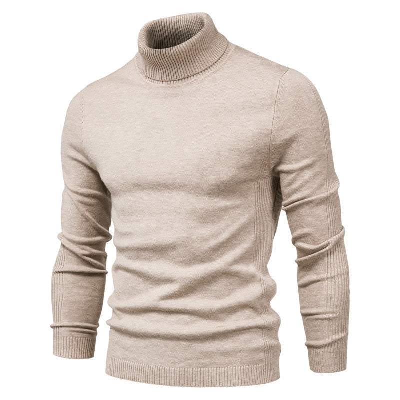 Herren eleganter Rollkragenpullover aus feinem Strick Echoarchiv