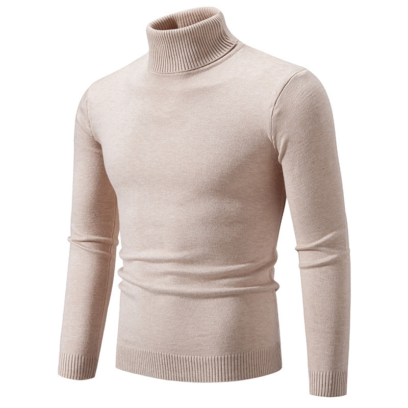 Herren nan Slim-Fit Rollkragenpullover aus Feinstrick mit geripptem Stehkragen und elastischem Bund Echo Archiv