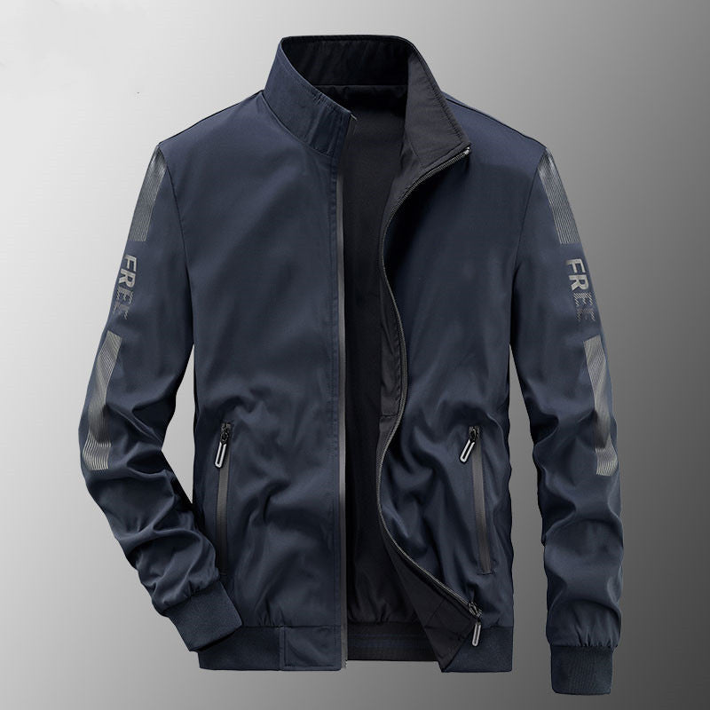 Herren Sportliche Windbreaker Jacke Echo Archiv