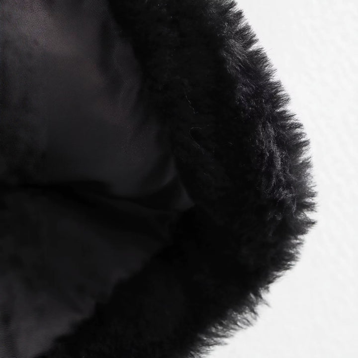 Damen Kurze Teddyjacke mit Knebelverschluss und aufgesetzten Taschen Echoarchiv