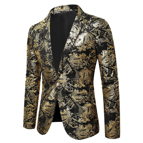 Herren eleganter Pailletten Blazer im Barockstil Echoarchiv