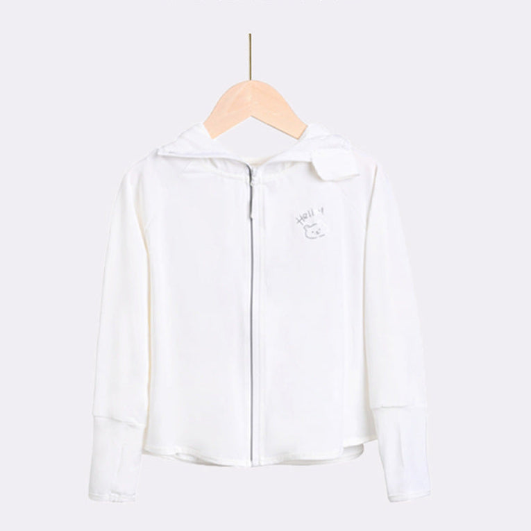 Mädchen leichte Sonnenjacke mit Kapuze Echo Archiv