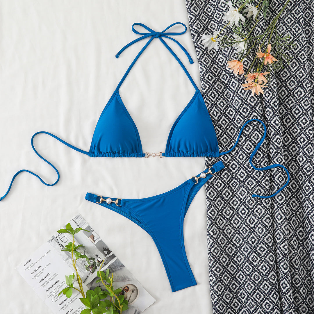 Damen Triangel-Bikini mit eleganten Verzierungen Echo Archiv