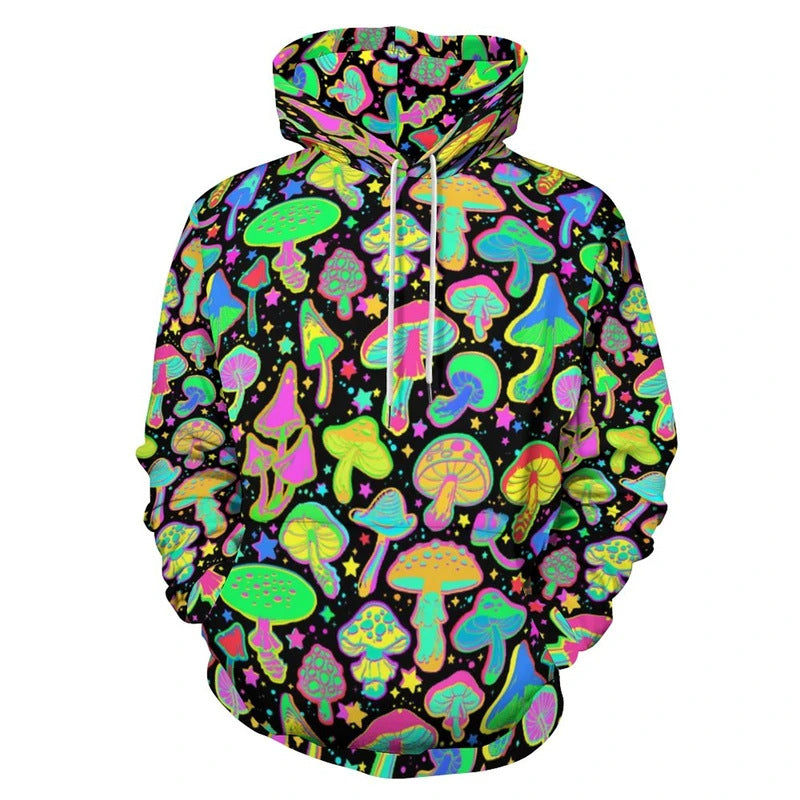Damen Trendiger Kapuzenpullover mit kreativen Farbverlauf Echoarchiv