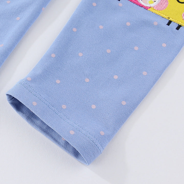 Mädchen Leggings mit fröhlichem Schneckenmotiv Echo Archiv