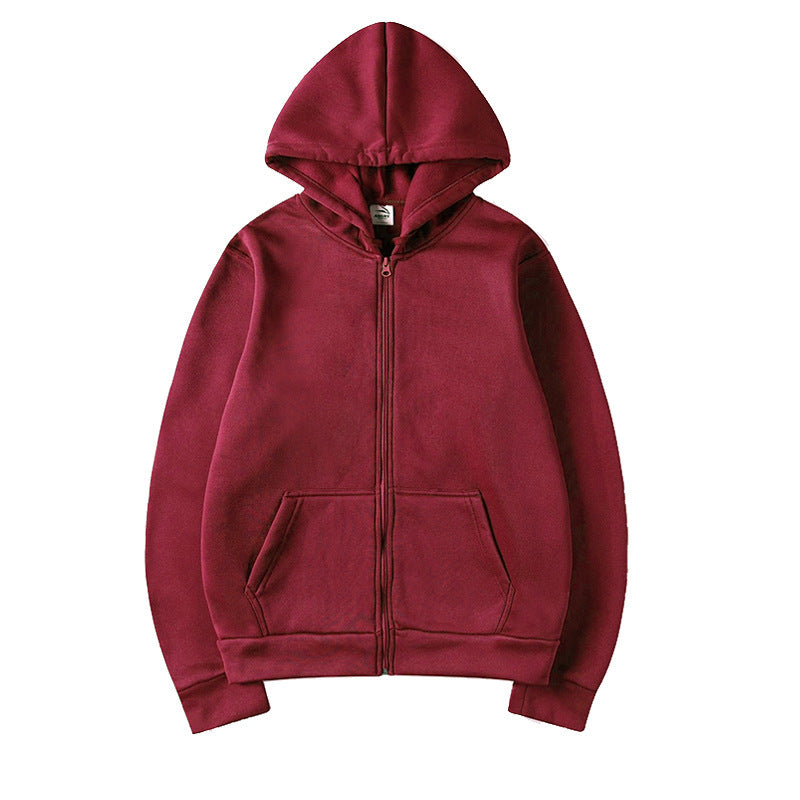 Damen Sportlicher Kapuzenpullover mit durchgehendem Reißverschluss und Tasche Echoarchiv
