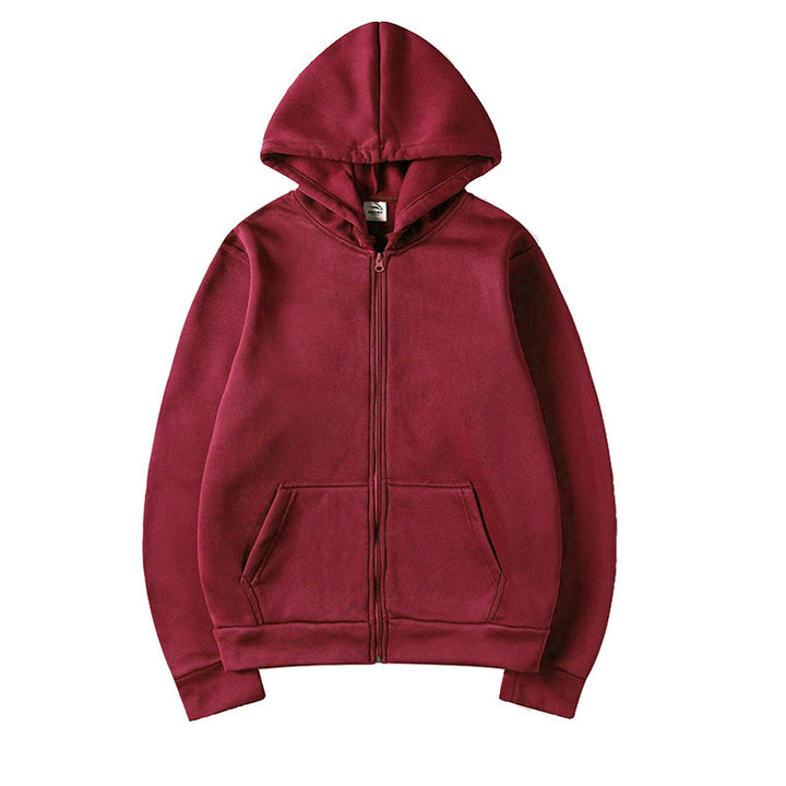 Damen Sportlicher Kapuzenpullover mit durchgehendem Reißverschluss und Tasche Echoarchiv