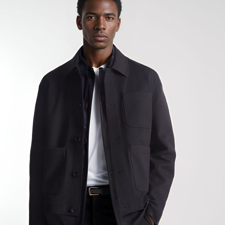 Herren modische Utility-Jacke mit praktischen Taschen und modernem Design Echoarchiv