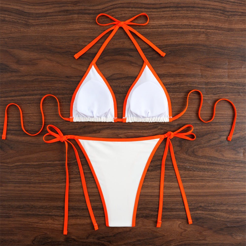 Damen Bikini-Set mit verstellbaren Trägern und raffinierten Knoten Echo Archiv