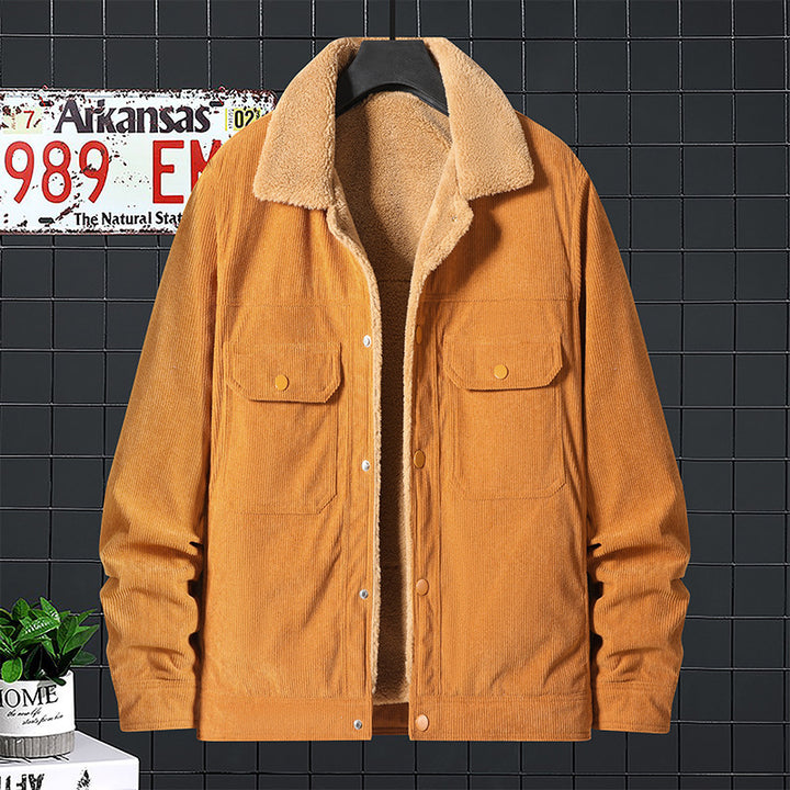 Herren Cordjacke mit weichem Fleecefutter Echo Archiv