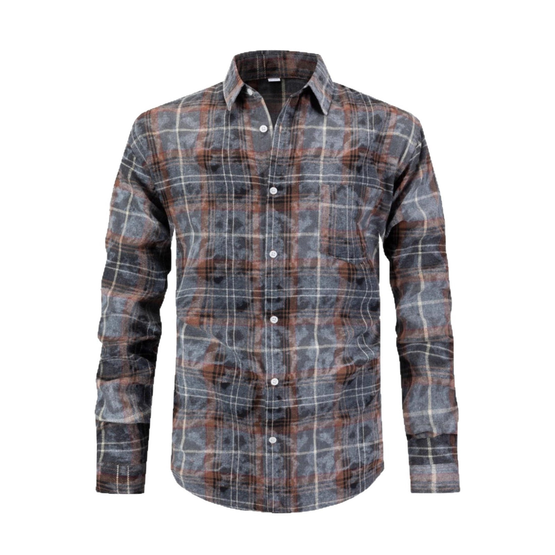 Herren Checkered Flanellhemd – Arvello