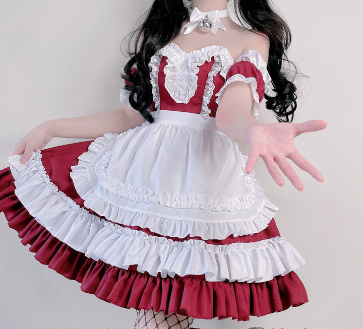 Mädchen verspieltes Rüschenkleid mit bezaubernden Puffärmeln Echo Archiv