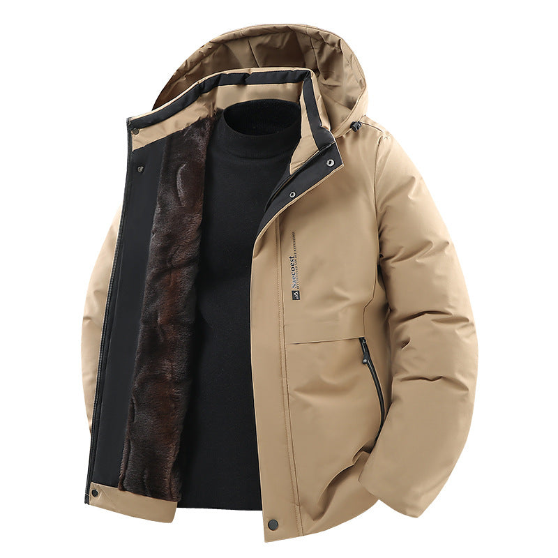 Herren isolierte Winterjacke Echo Archiv