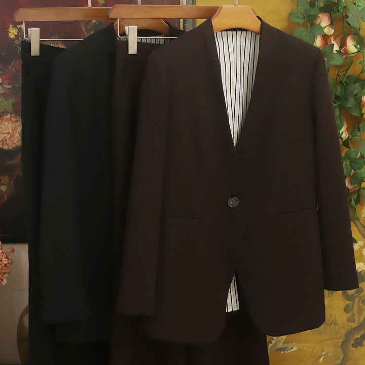 Damen Elegantes Blazer-Set mit schickem Schnitt Echoarchiv