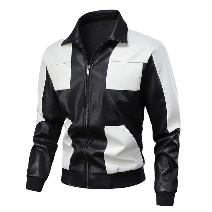 Herren stylische Retro-Jacke im Leder-Look Echoarchiv