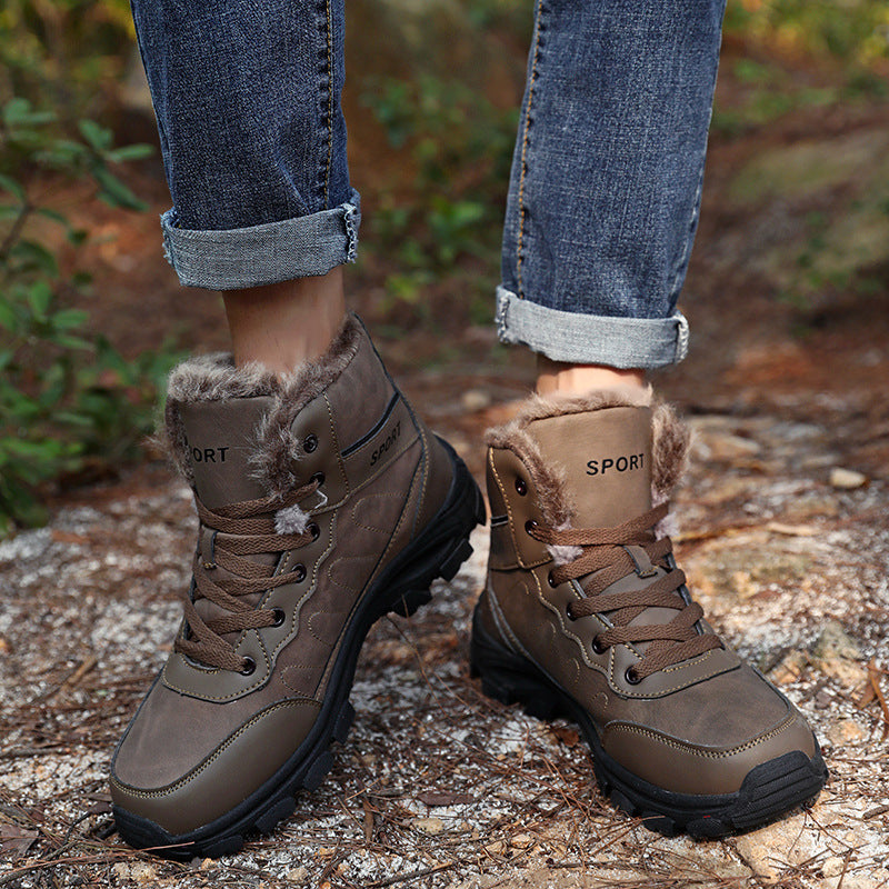 Damen Gefütterte Winter‑Wanderstiefelette mit Kunstfellfutter, knöchelhoher Schutz und rutschfester Profilsohle Echo Archiv
