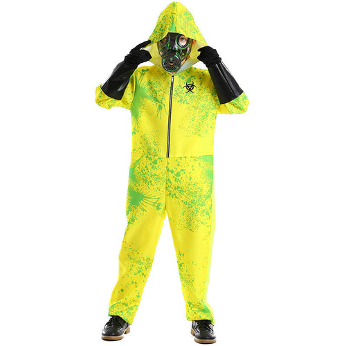 Unisex Sicherheitsanzug mit Kapuze und Gasmaske Echo Archiv