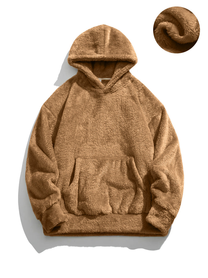Damen Kuscheliger Kapuzenpullover mit weichem Fleece Echo Archiv