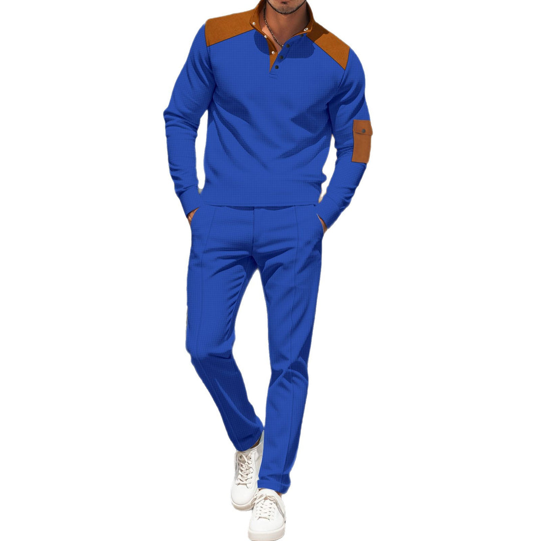 Herren Sportliches Zip-Set mit modischen Akzenten und strukturierter Verarbeitung Echoarchiv