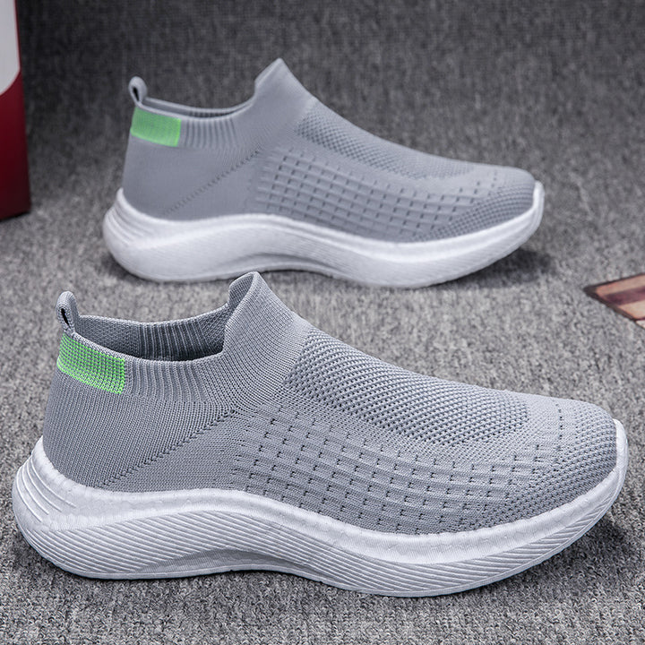 Herren nan nahtloser Strick-Schlupfschuh mit ergonomischer Zwischensohle und Fersenlasche Echo Archiv