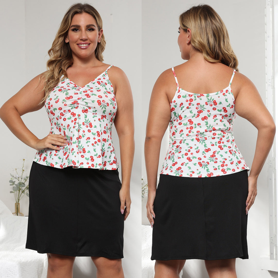 Damen luftiges Top mit floralem Design Echo Archiv