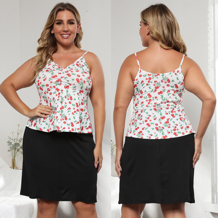 Damen luftiges Top mit floralem Design Echo Archiv