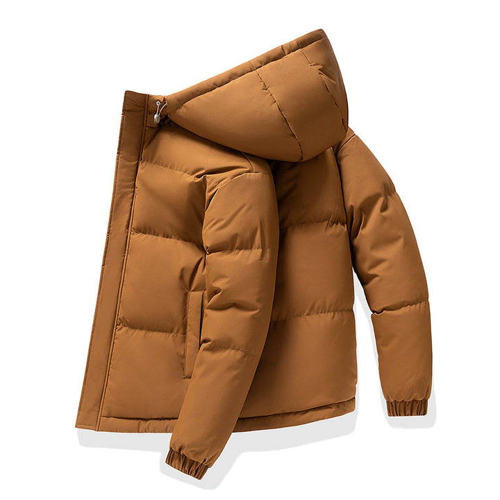 Damen Modische warme Daunenjacke mit Kapuze Echo Archiv