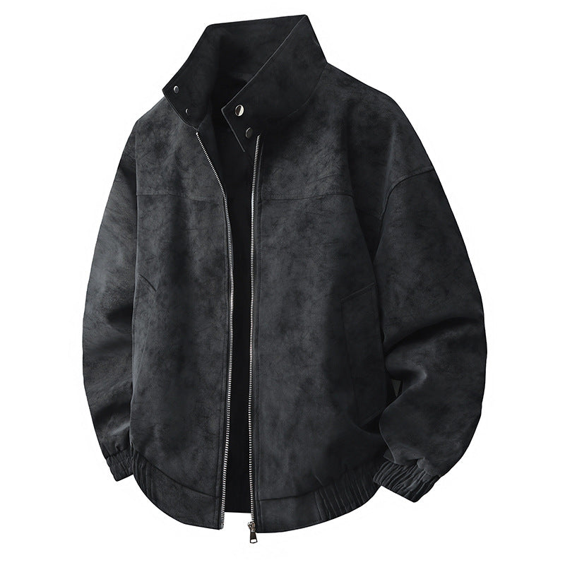 Herren Modische Übergangsjacke mit hohem Kragen und revitalisierendem Innenfutter Echoarchiv