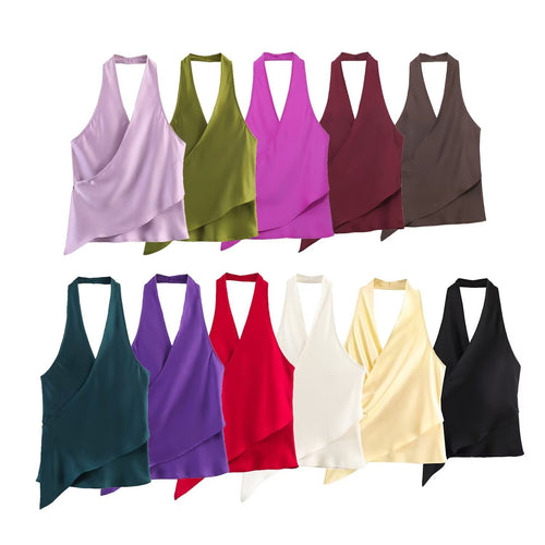 Damen Wickelbluse mit V-Ausschnitt Echo Archiv