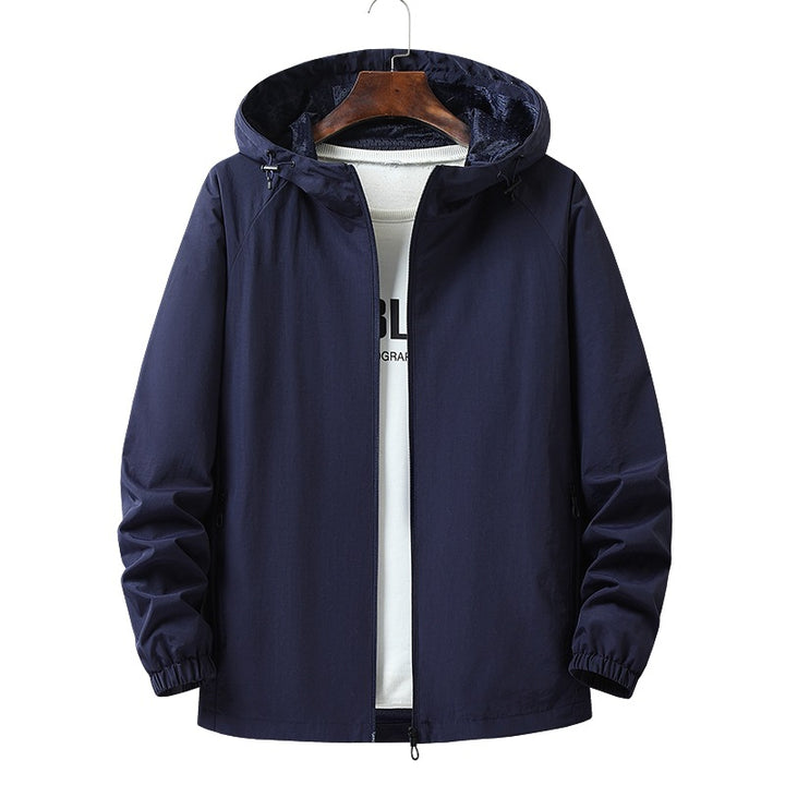 Herren Leichte Outdoorjacke mit Kapuze Echo Archiv