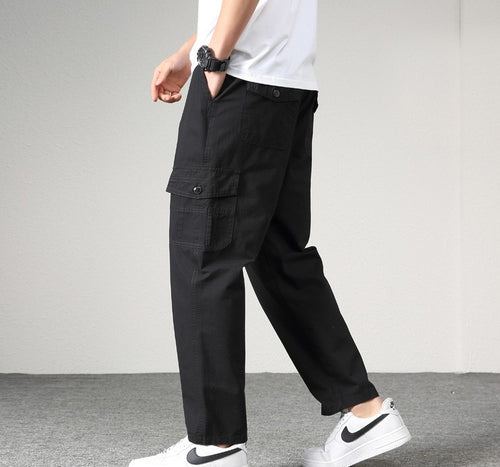 Herren Cargo-Hosen mit multifunktionalen Taschen und atmungsaktivem Stoff Echoarchiv