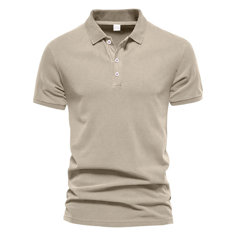 Herren Poloshirt mit hochwertigem Pique-Stoff und eleganter Knopfleiste Echoarchiv