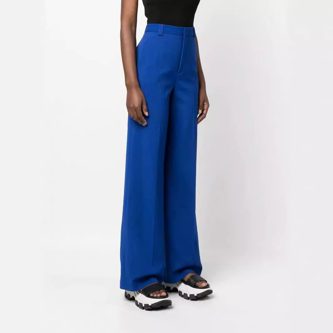 Damen High‑Waist Weitbein‑Hose im Tailoring‑Look Echoarchiv