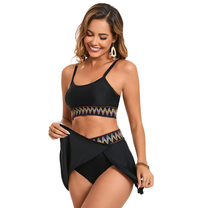 Damen sportlicher Bikini mit Rock Echo Archiv