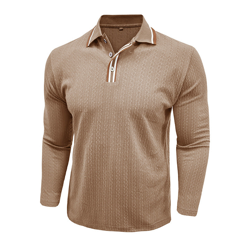Herren Poloshirt mit modernem Strukturdesign Echoarchiv