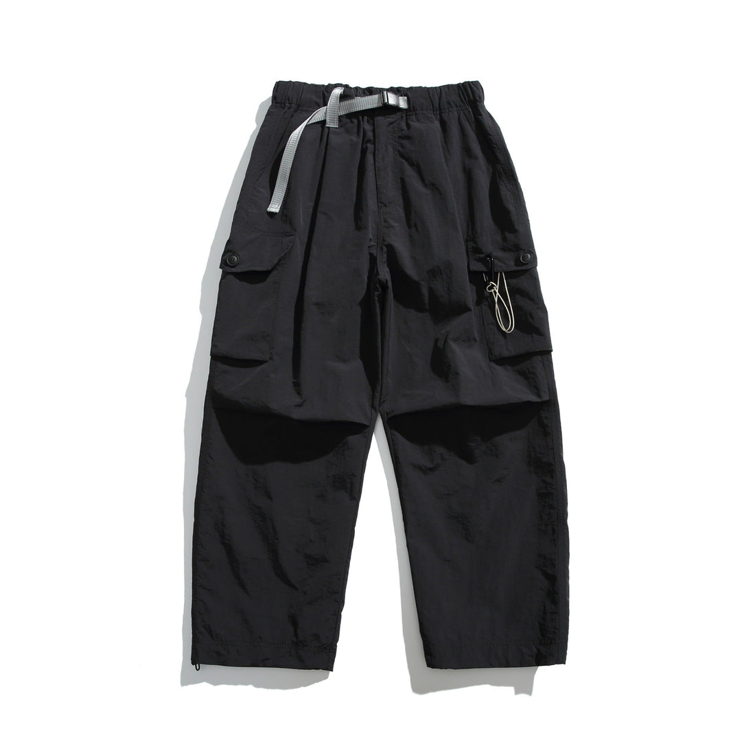 Herren Cargo-Hose im Utility‑Stil mit elastischem Bund und integriertem Gurt Echoarchiv