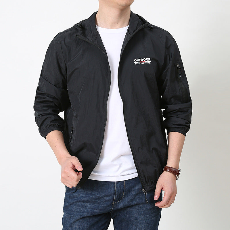Herren leichte Outdoor-Jacke Echo Archiv