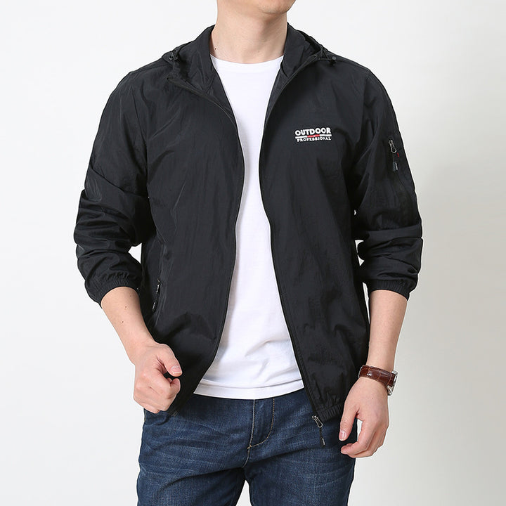 Herren leichte Outdoor-Jacke Echo Archiv