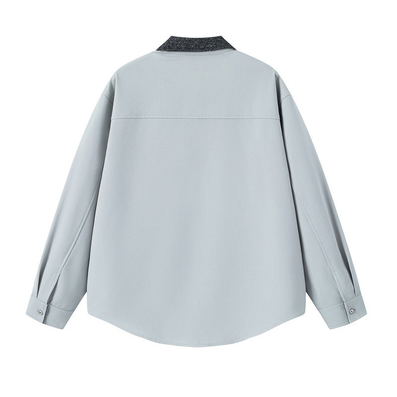 Damen Elegante Bluse mit Stehkragen Echo Archiv