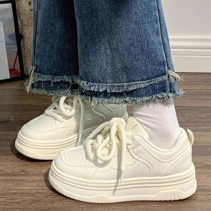 Damen Komfortable Sneaker mit dicker Gummisohle und atmungsaktivem Obermaterial Echo Archiv