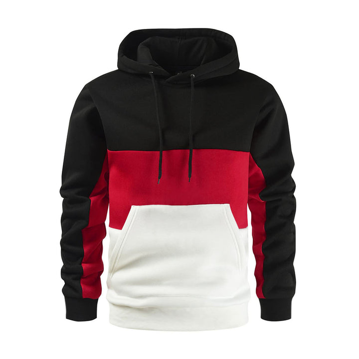 Herren Kapuzenpullover mit modischem Farbblockdesign Echoarchiv