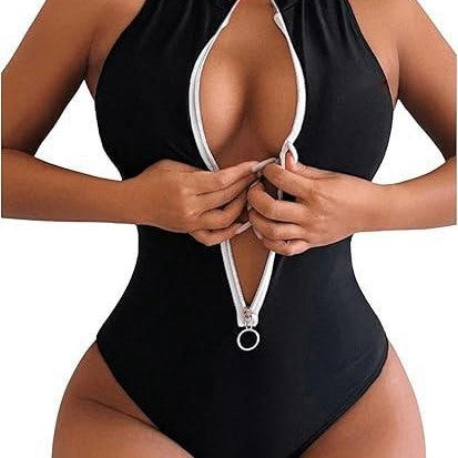 Damen Sportlicher Schwimmanzug Echo Archiv