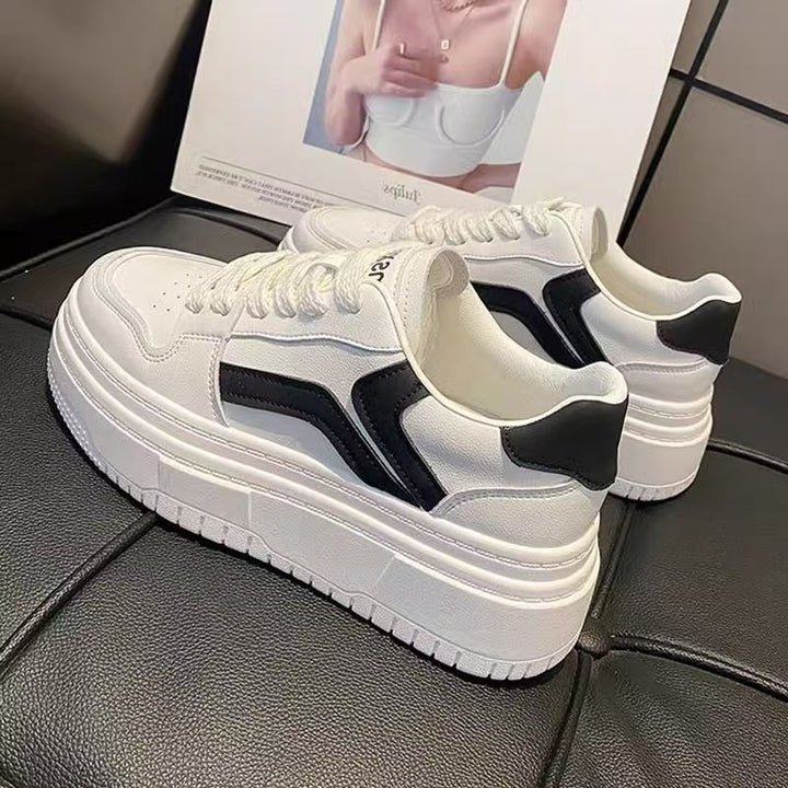 Damen Elegante und modische Sneakers mit hoher Plateausohle Echo Archiv