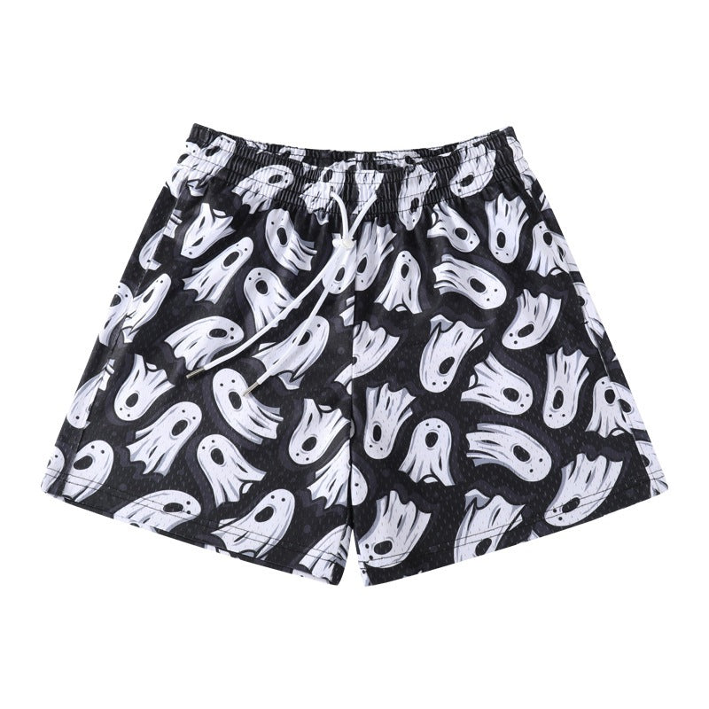 Herren Ghost Print Badehorts Echoarchiv