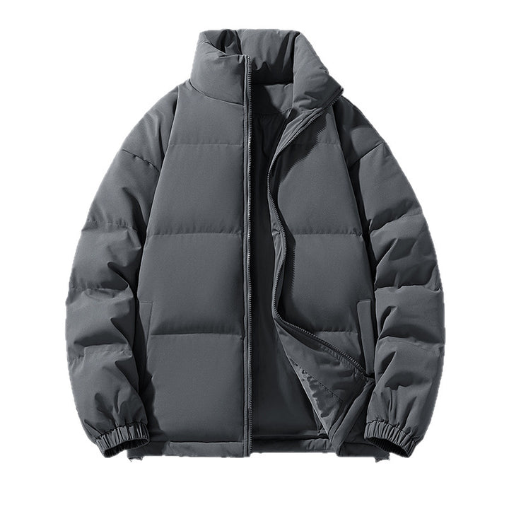 Herren Gepolsterte Pufferjacke mit hohem Stehkragen, winddichter Außenlage und verstellbarem Kordelzugsaum Echo Archiv