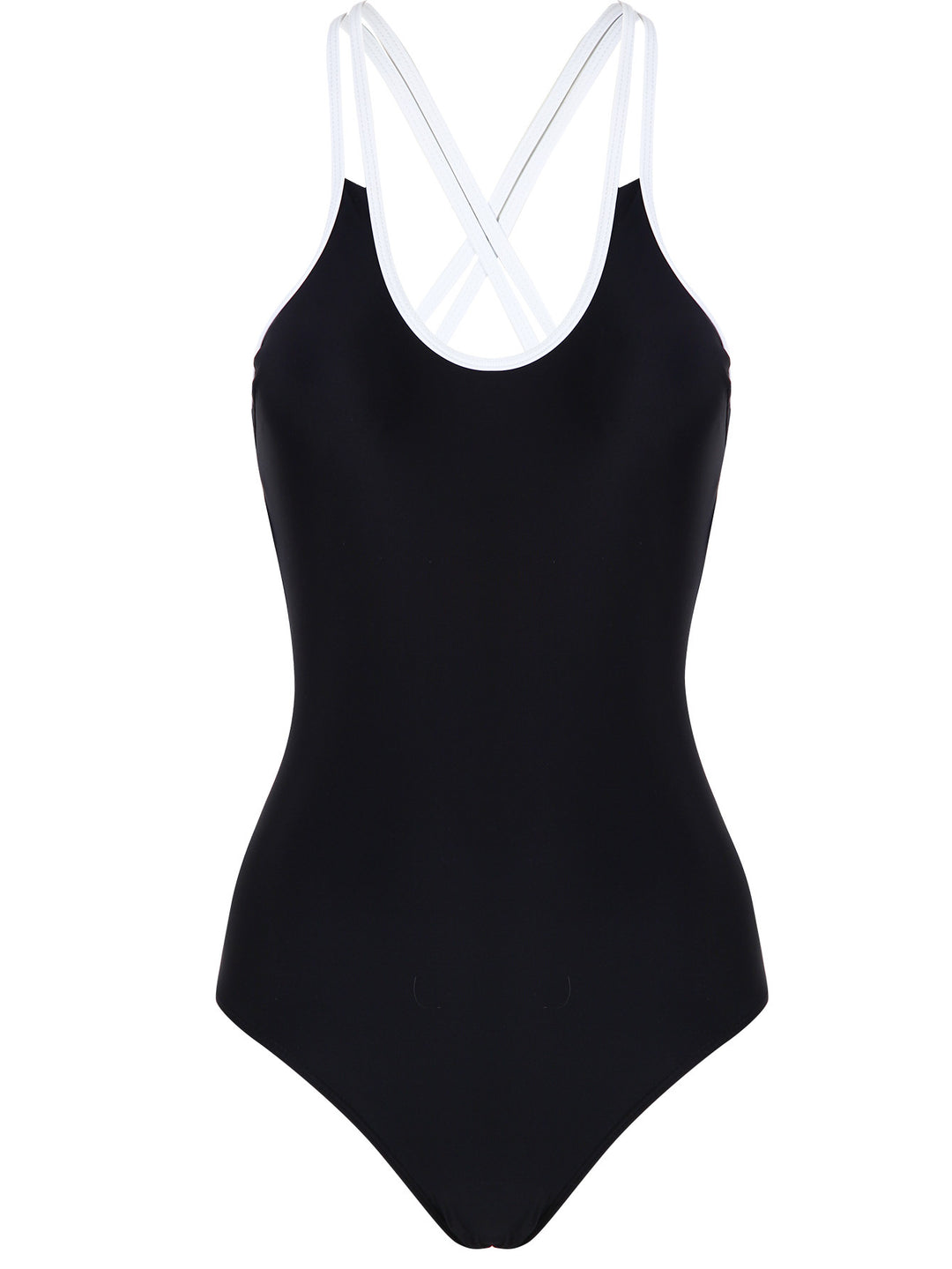 Damen Einteiliger Badeanzug mit trendigem Kreuzträger-Design Echo Archiv