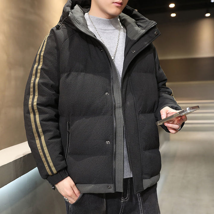 Herren isolierte Winterjacke mit gesteppter Struktur und praktischen Taschen Echoarchiv