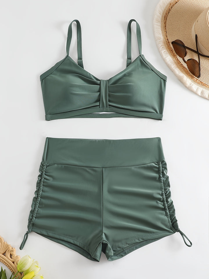Damen Sportliches Bikini-Set mit innovativem Rüschendesign Echo Archiv