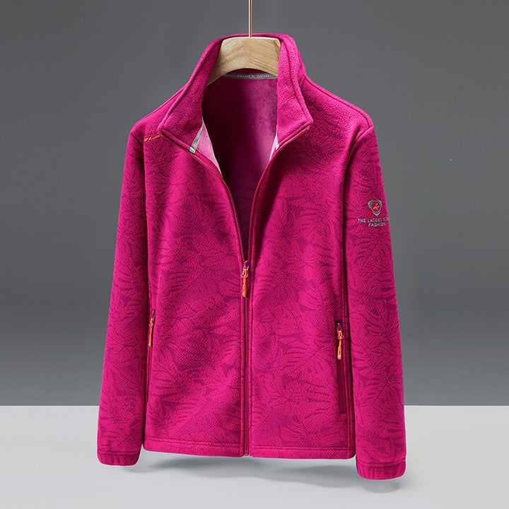 Damen Fleecejacke mit floralem Muster Echo Archiv